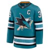 San Jose Sharks Dresy Fanatics Premium Logan Couture 2024-25 Teal Domácí - Pánské